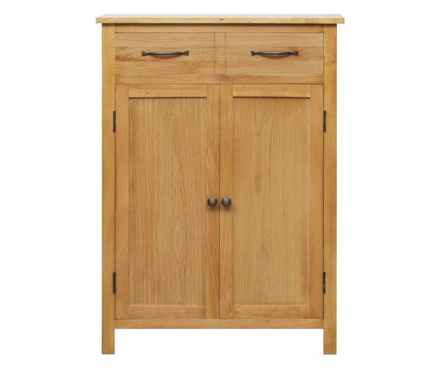 Ormarić za cipele, 76 x 37 x 105 cm, masivno hrastovo drvo