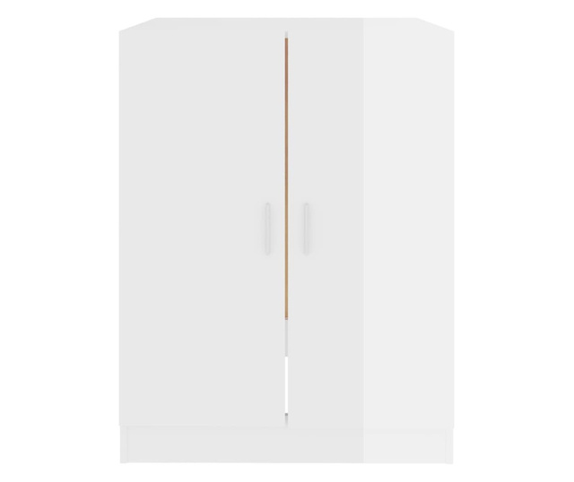 Ormarić za perilicu rublja visoki sjaj bijeli 71x71,5x91,5 cm