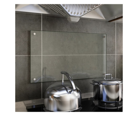 Panou antistropi bucătărie transparent 70x40 cm sticlă securiz.