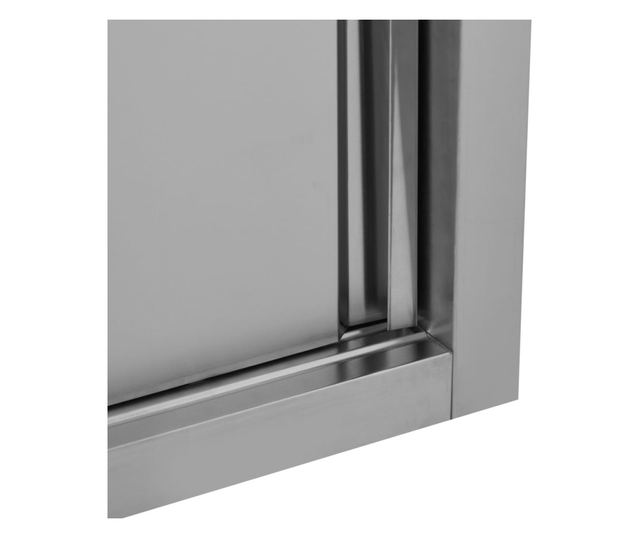 Dulap bucătărie cu uși glisante, 90x40x50 cm, oțel inoxidabil