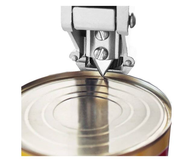 Otvarač za limenke srebrni 70 cm aluminij i nehrđajući čelik