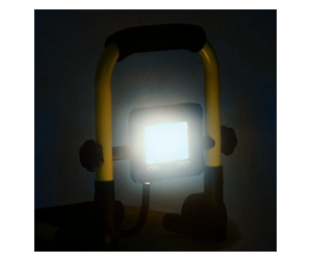 hideg fehér fényű fogantyúval ellátott LED-es reflektor 10 W - 4