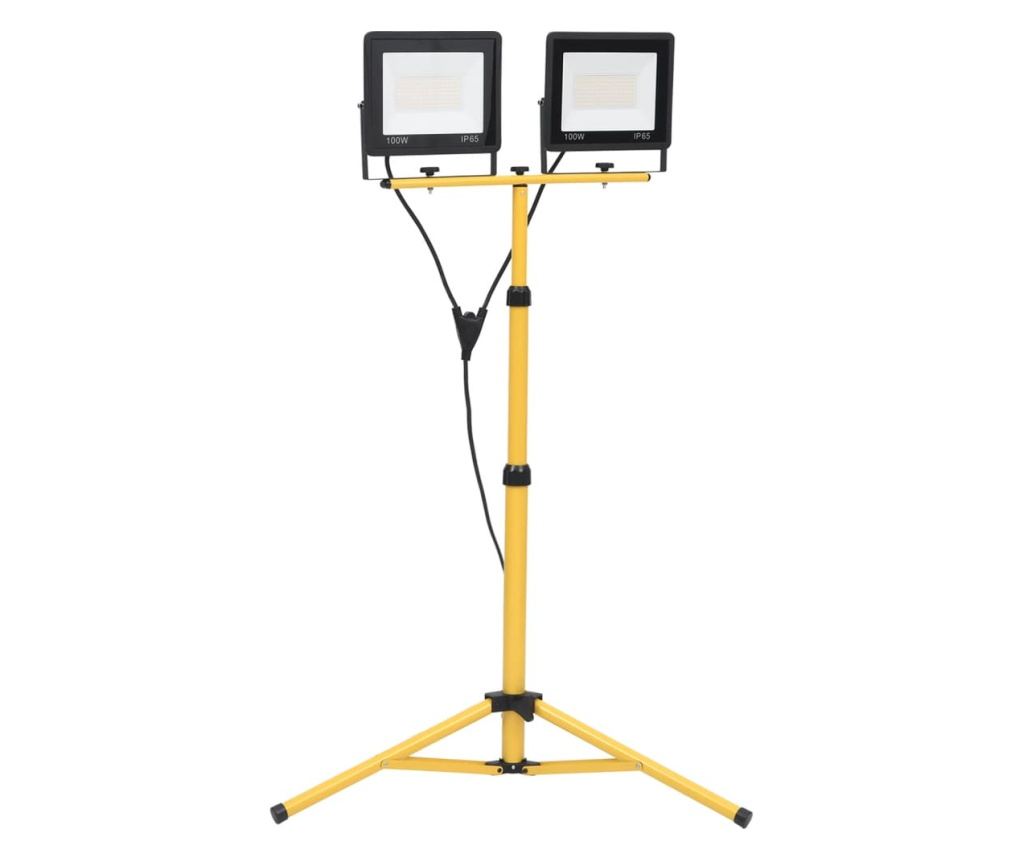 hideg fehér fényű háromlábú LED-es reflektor 2 x 100 W - 2