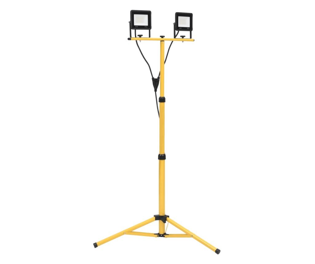 meleg fehér fényű háromlábú LED-es reflektor 2 x 30 W - 2