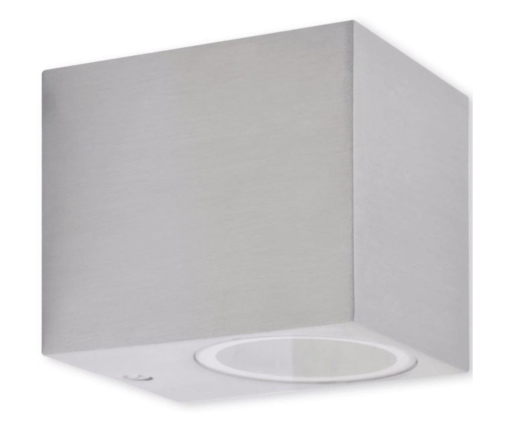 Kockaste vanjske zidne svjetiljke 2 kom - 8