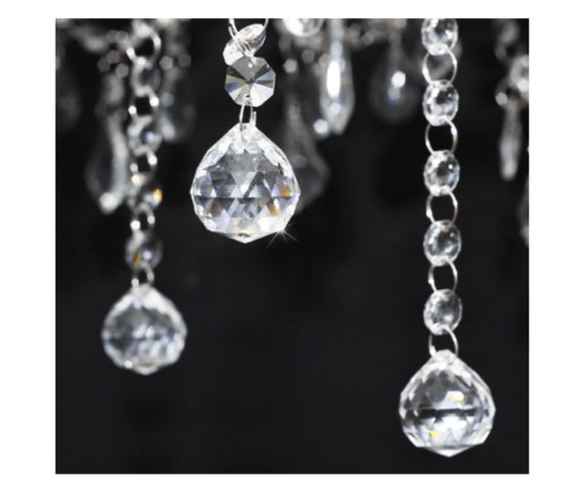 Полилей с 2300 кристала, бял