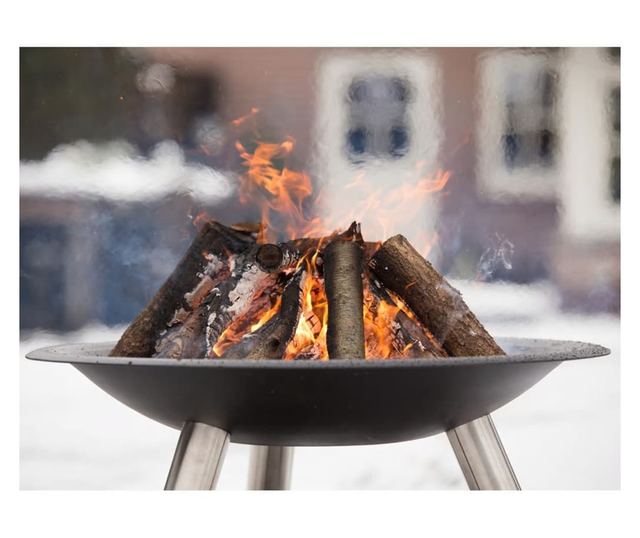 RedFire Chicago ložište, crno, 75 cm, čelik, 85013