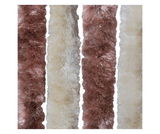 Zastor protiv insekata bež-svjetlosmeđi 56 x 200 cm šenil