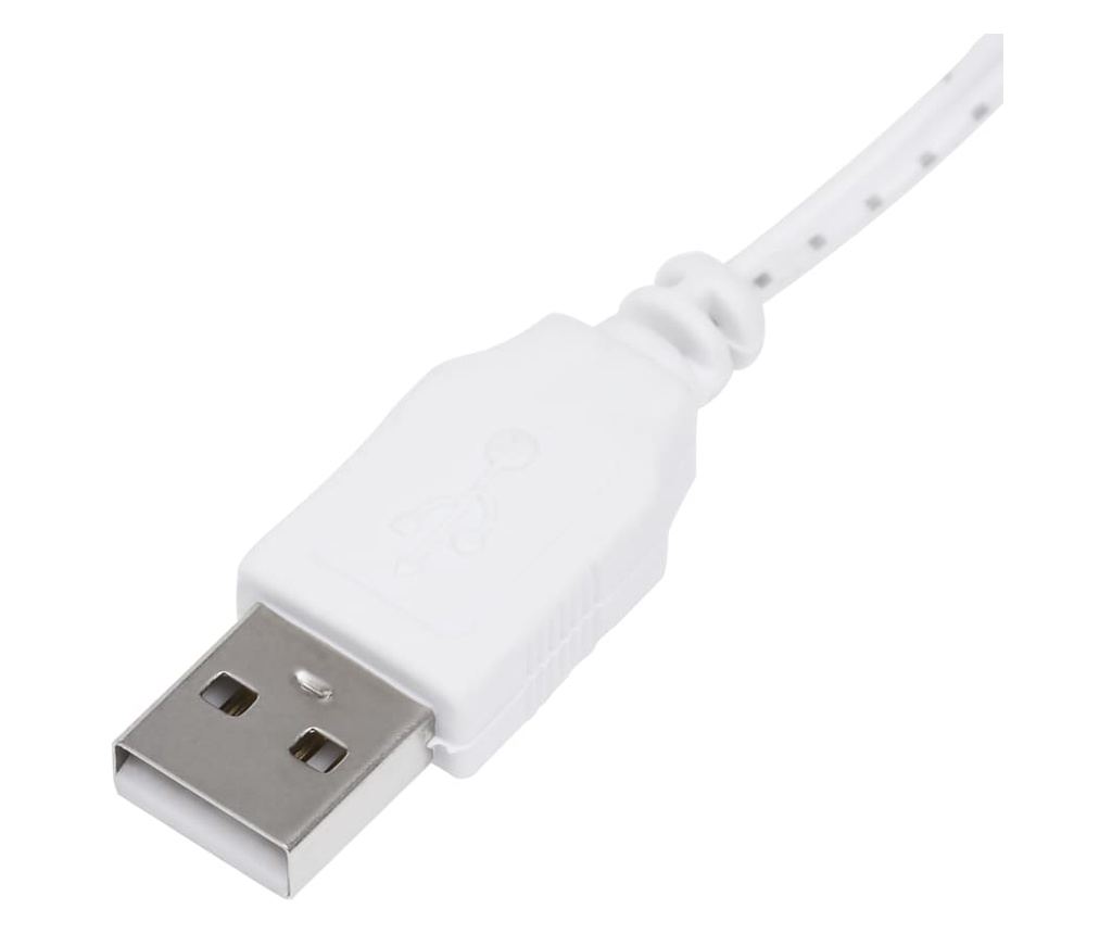 Umjetno božićno drvce s kuglicama i LED svjetlima bijelo 210 cm - 16