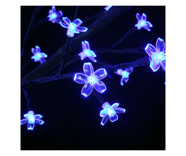 Božićno drvce s 2000 LED žarulja plavo svjetlo 500 cm