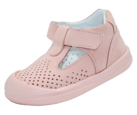 Pantofi ortopedici din piele pentru fete Small Foot 050822R-1-23, Roz