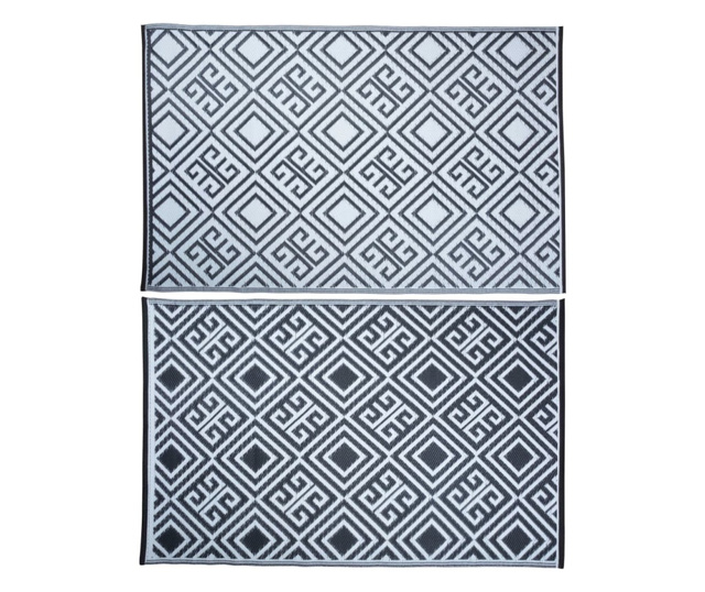 grafikai mintás kültéri szőnyeg 120 x 186 cm OC12