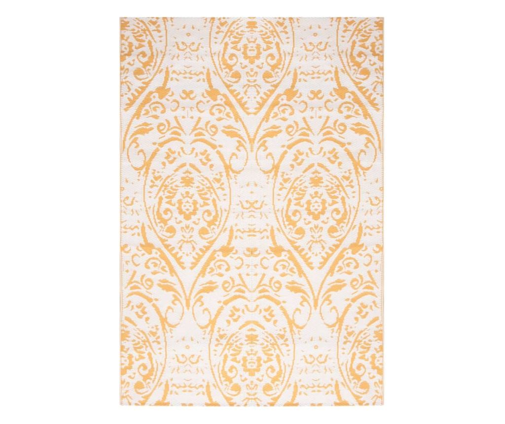 Kültéri szőnyeg, sárga, 140x200 cm, PP - 2