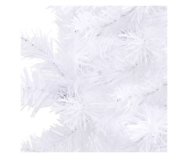 Kutno umjetno božićno drvce bijelo 240 cm PVC
