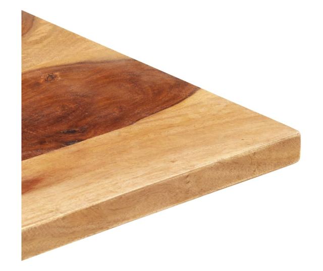 Stolna ploča, 60 x 70 cm, masivno drvo sheesham, 25-27 mm