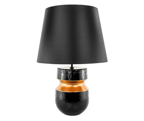 Luxury svetilka s klobukom h65cm črno-bakrena Weissestail / keramika