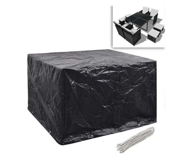 Navlake za vrtni namještaj 2 kom. set poliratan 8 ušica 113x113 cm