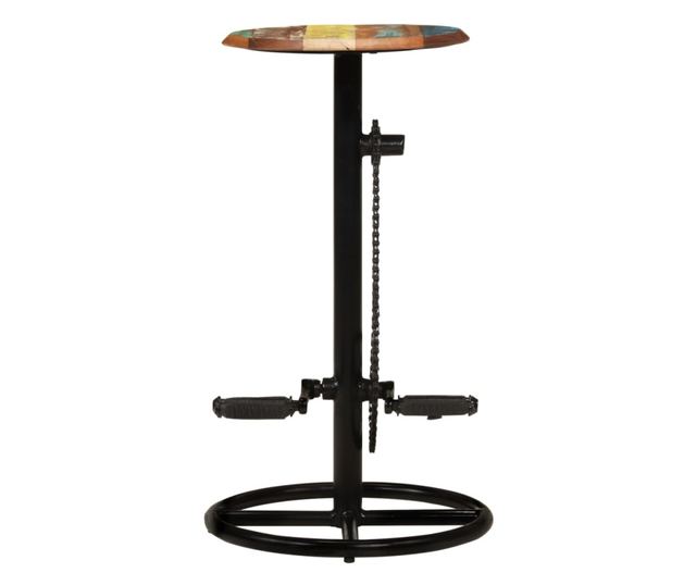 Barski stoli, 2 kosa, masiven recikliran les