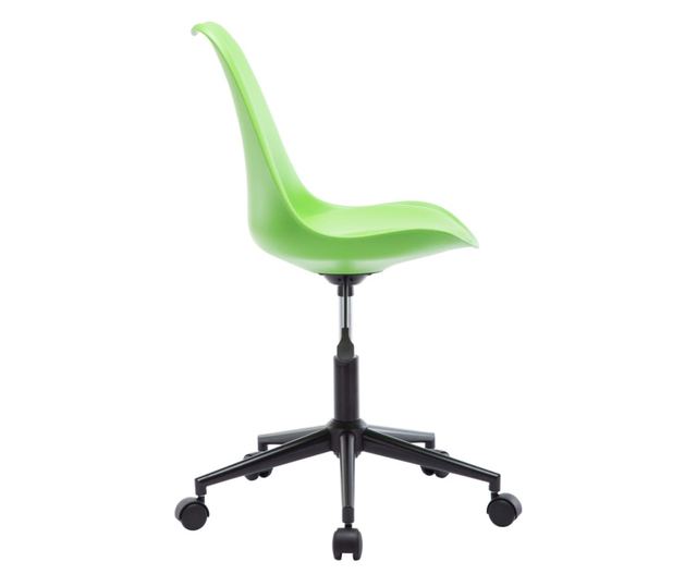 Zakretne kuhinjske stolice, 2 kom. zelene, umjetna koža