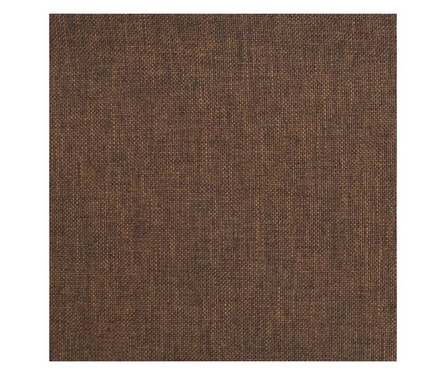 Barski stoli, 2 kosa, rjavi, tekstil