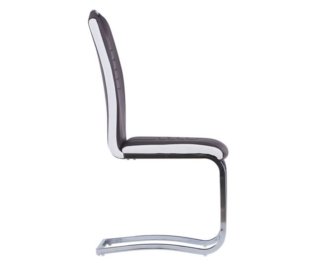 Set kuhinjskog namještaja, 11 dijelova, smeđa, umjetna koža