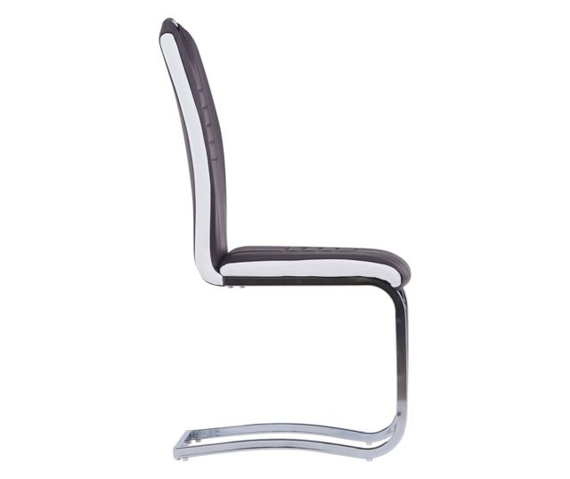 Set kuhinjskog namještaja, 9 dijelova, smeđa, umjetna koža