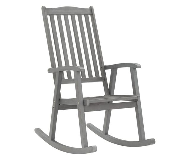 Gležanj s jastučićima, sivi, masivno drvo akacije