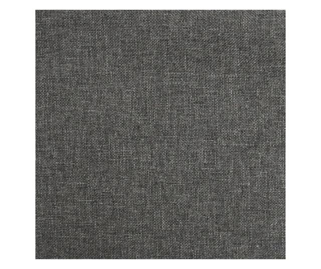 Sjedalo s nagibom i podizanjem, tamno sivo, tekstilni materijal