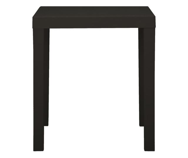 Masă de grădină, antracit, 79x65x72 cm, plastic