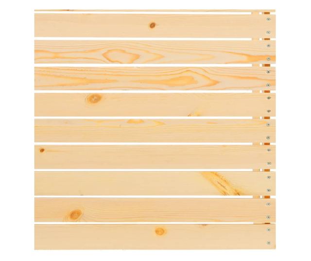 Canapele de mijloc gradina cu perne gri, 2 buc., lemn masiv pin