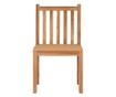 Градински столове с възглавнички, 6 бр., тиково дърво от масив thumbnail 4