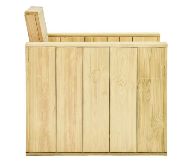 Vrtni namještaj, 3 dijela, tretirani bor