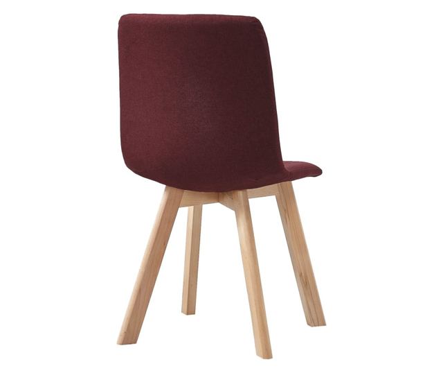 Kuhinjske stolice, 2 kom., vinsko crvena, tkanina