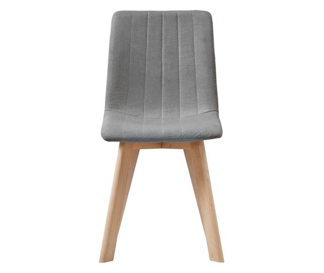 Kuhinjske stolice, 2 kom., svijetlosiva, tekstilni materijal