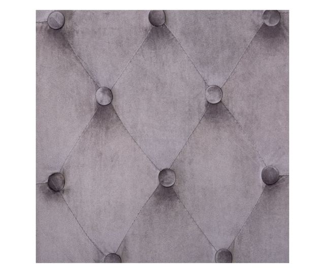 Kuhinjski stoli, 4 kosi, sivi, žamet