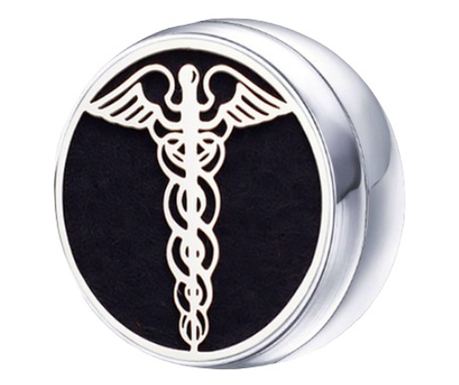 Neo™ MS513 12mm Aromaterápia Rever Pin Broch illóolajokkal, kiváló minőségű rozsdamentes acél, antiallergén, környezetbarát