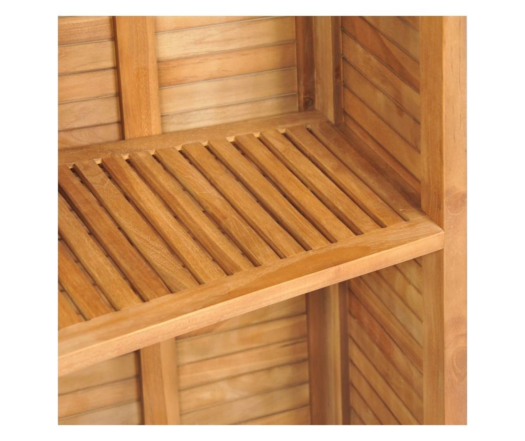 Sklopivi barski stol od masivne tikovine 155 x 53 x 105 cm - 18