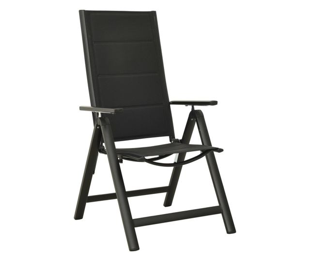 Bistro set namještaja, 3 dijela, crna i antracit