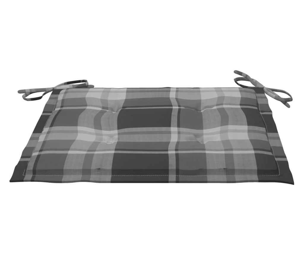 Сгъваеми градински столове, 2 бр., с възглавници, бамбук - 10