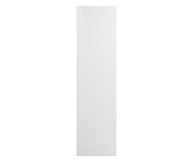 magasfényű fehér forgácslap könyv-/TV-szekrény 36 x 30 x 143 cm