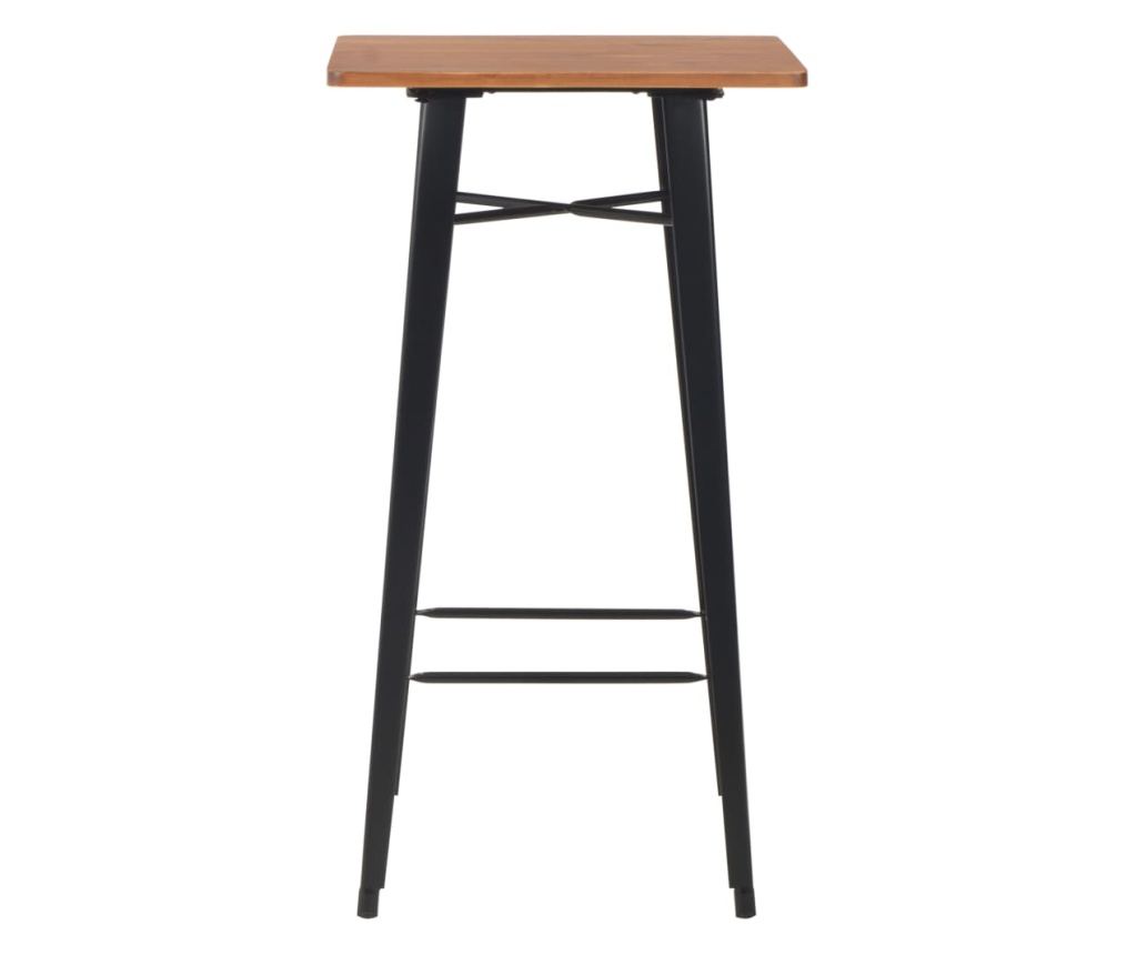 Barski namještaj, 3 komada, crni, čelik - 3