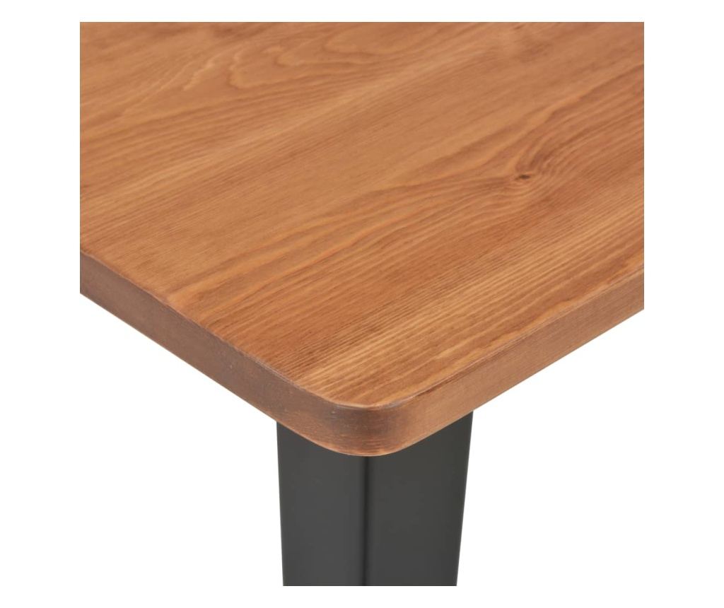 Barski namještaj, 3 komada, crni, čelik - 5