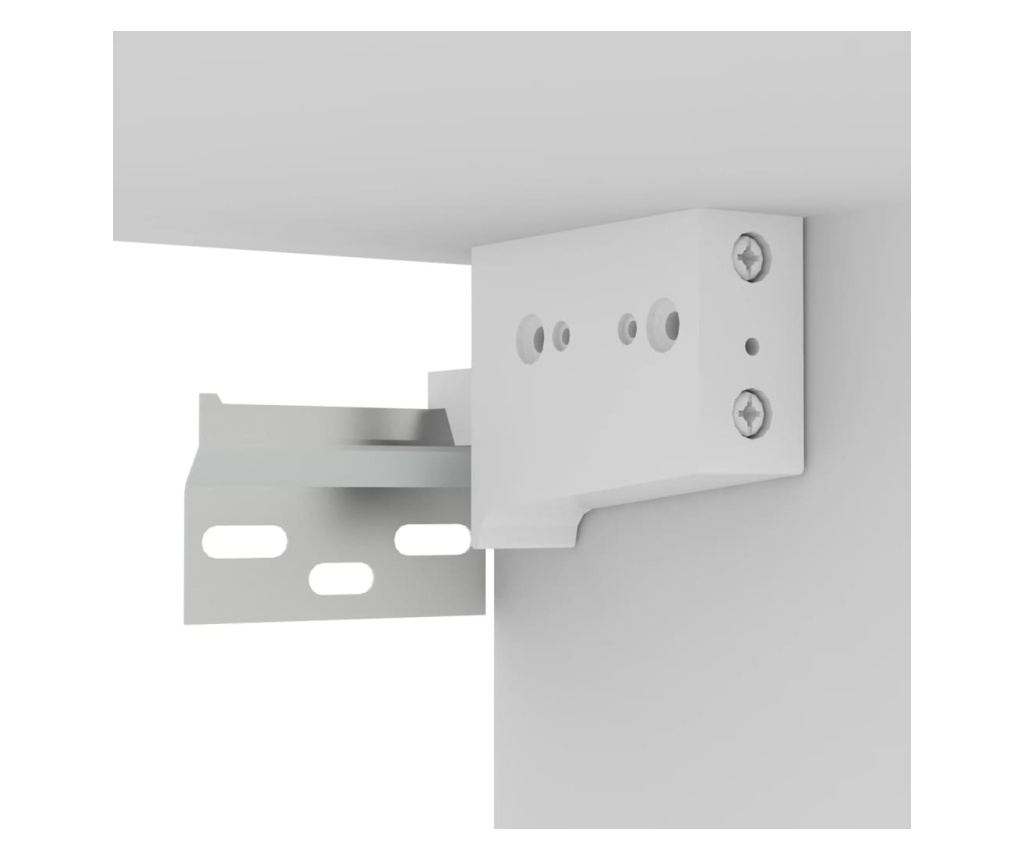 Set TV ormarića, 8 komada, bijeli, iverica - 8