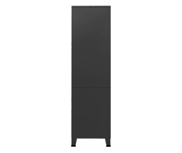 Industrijski ormar crni 90 x 50 x 180 cm metalni