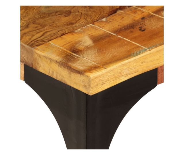 Stolić za kavu, 100 x 60 x 35 cm, reciklirano masivno drvo