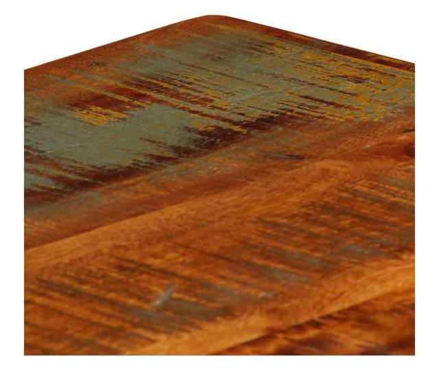 Stolić za kavu s policom, 100 x 60 x 35 cm, reciklirano masivno drvo