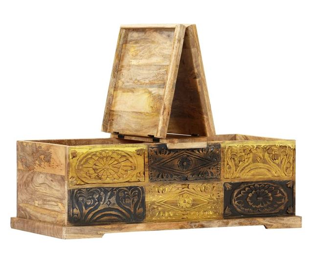 Stolić za kavu, 100 x 50 x 35 cm, masivno drvo manga