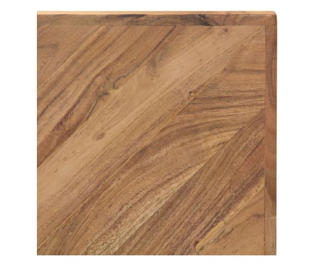 Stolić za kavu, 110x110x36 cm, masivno drvo akacije