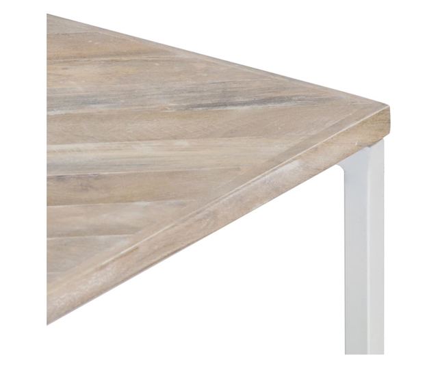 Stolić za kavu, 110 x 110 x 36 cm, masivno drvo manga