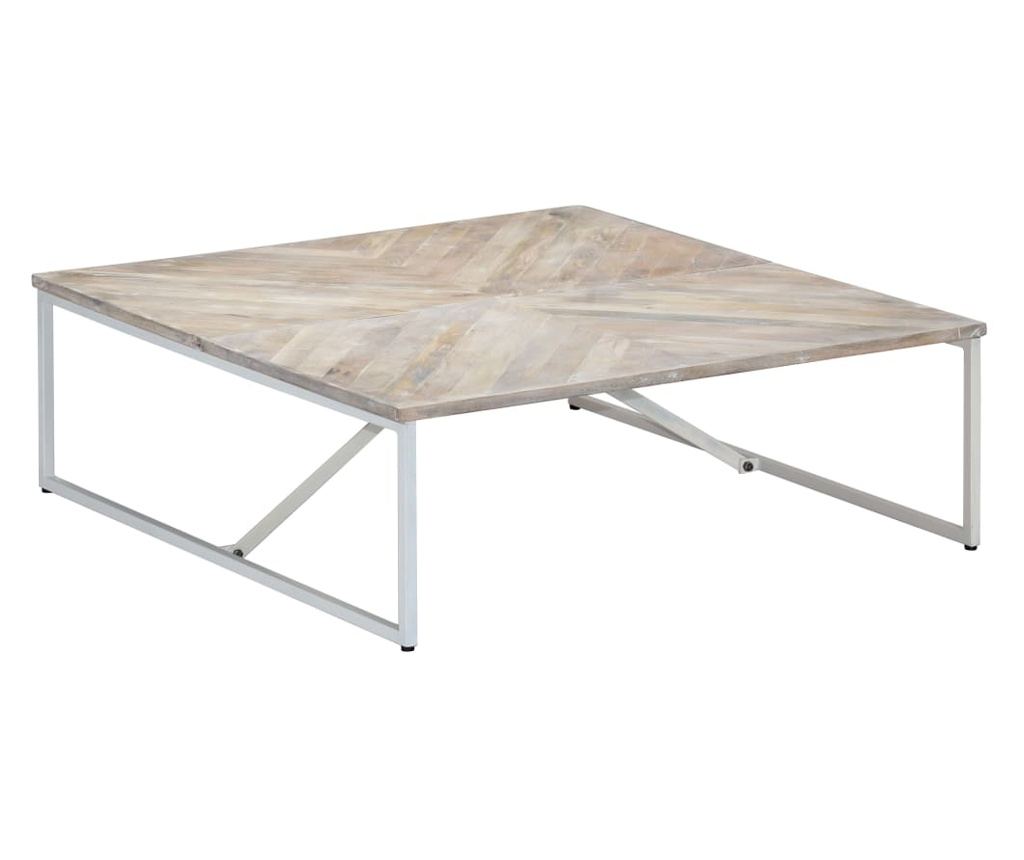 Stolić za kavu, 110 x 110 x 36 cm, masivno drvo manga - 10